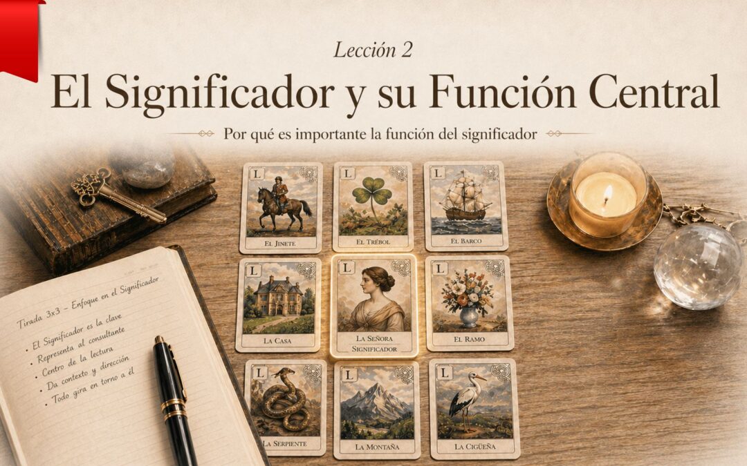 L 2 El Significador y su Función  Central
