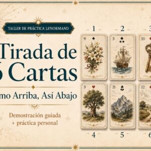 Taller de Práctica Lenormand: Tirada de 6 Cartas “Como Arriba, Así Abajo”